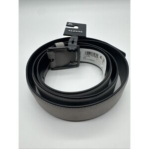 Alfani Grey Faux Leather‎ Suede Mens Dress Belt XL 42-44 NEW